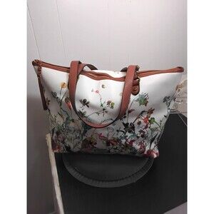 Elliott Lucca Chic Oversized Floral Tote Work Laptop Overnight Diaper Gym Bag